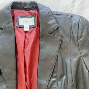 Worthington Leather Blazer